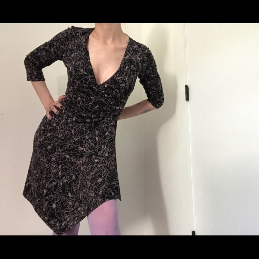 New York & Company Classic Wrap Dress Y2K - Picture 6 of 11